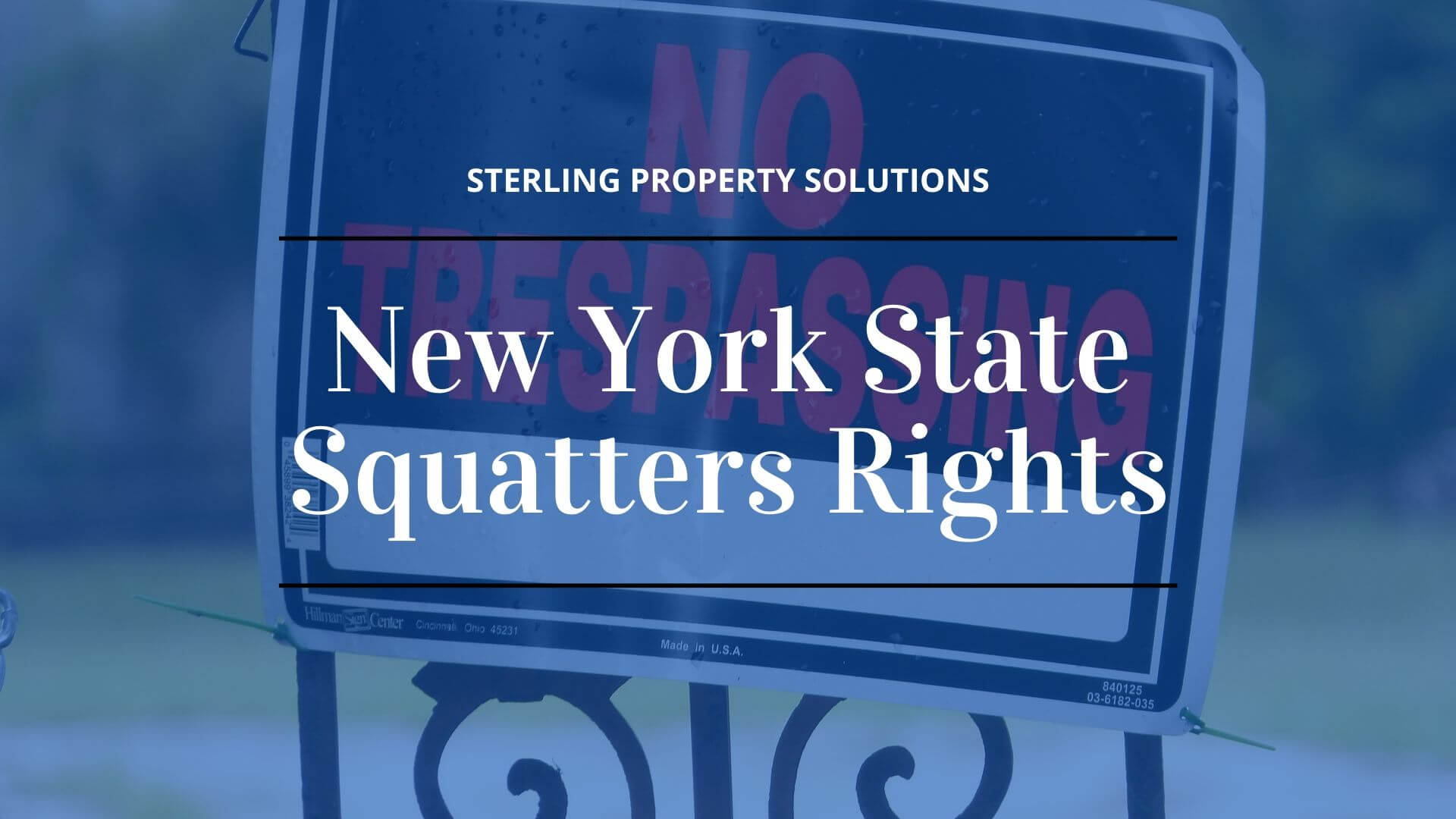 New York State Squatters Rights